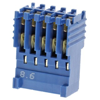 TE Connectivity AMPMODU Female Connector Housing, 2.54 mm Pitch, 10 Way, 2 Row, Straight, Cable Mount, Polybutylene HE14