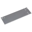 RS PRO Grey Aluminium Front Panel 3U 8HP, Ventilated No, Hinges No 543-172