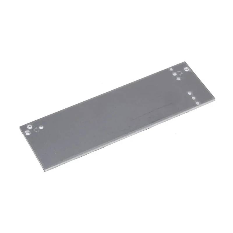RS PRO Grey Aluminium Front Panel 3U 8HP, Ventilated No, Hinges No 543-172