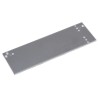 RS PRO Grey Aluminium Front Panel 3U 8HP, Ventilated No, Hinges No 543-172