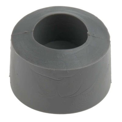 RS PRO Round Anti-Vibration Mount Foot 19 mm OD 10.2 mm H Polyethylene Screw Mount Grey 543-232