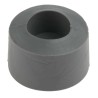 RS PRO Round Anti-Vibration Mount Foot 19 mm OD 10.2 mm H Polyethylene Screw Mount Grey 543-232