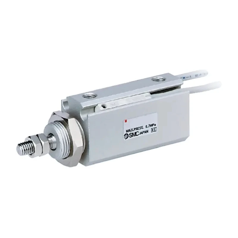 SMC Pneumatic Piston Rod Cylinder Double Acting Panel Mount Aluminium, 10mm Bore, 10mm Stroke CDJP2