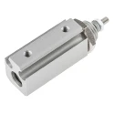 SMC Pneumatic Piston Rod Cylinder, 10 mm Bore, 10 mm Stroke, Double Acting, Panel Mount, Aluminium Body CDJP2