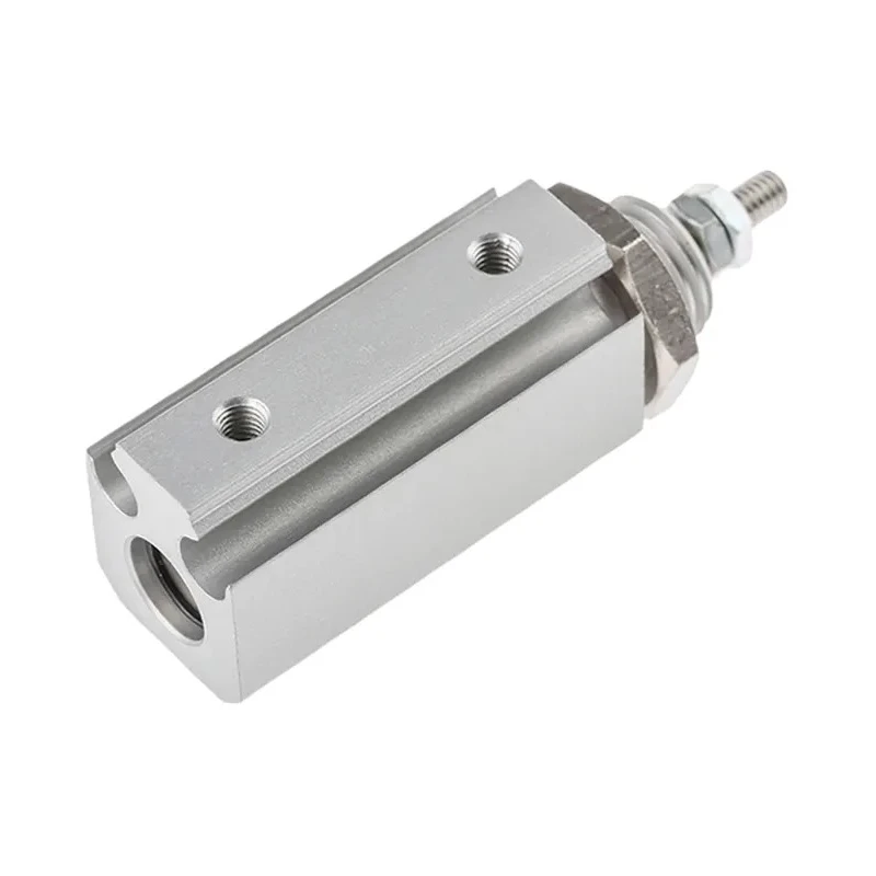 SMC Pneumatic Piston Rod Cylinder, 10 mm Bore, 10 mm Stroke, Double Acting, Panel Mount, Aluminium Body CDJP2