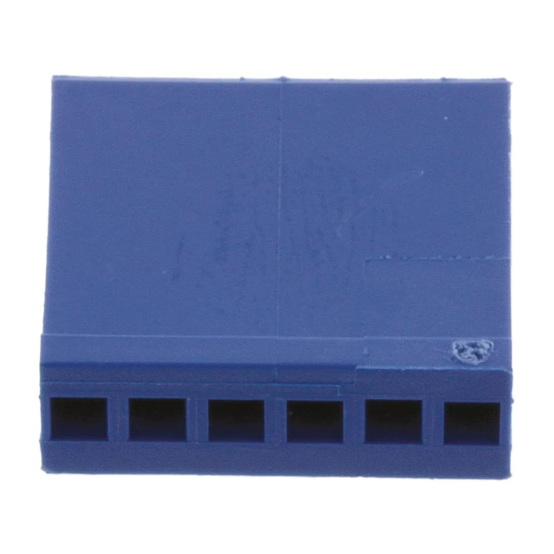 TE Connectivity AMPMODU HE13/HE14 Female Connector Housing, 2.54 mm Pitch, 6 Way, 1 Row, Straight, 15.24mm Length 281838-6