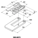 Pepperl + Fuchs Mounting Bracket for VariKont Sensor MH 04-2057B, 40mm, Adjustable Multi-Axis