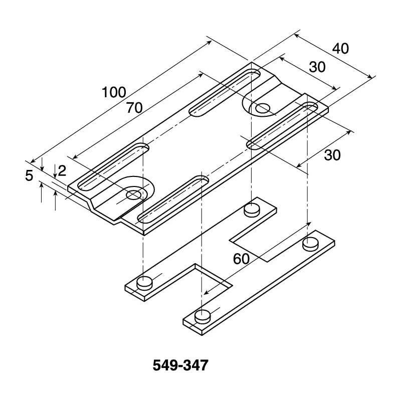 Pepperl + Fuchs Mounting Bracket for VariKont Sensor MH 04-2057B, 40mm, Adjustable Multi-Axis