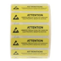 RS PRO Yellow Vinyl ESD Label, Attention Observe Precautions, Self-Adhesive, 45mm x 13mm, 1000 Labels, 550-549