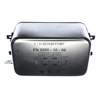Schaffner Chassis Mount EMI Filter Fast-On 1 Phase, 10A, 250V AC/DC, Model FN2090