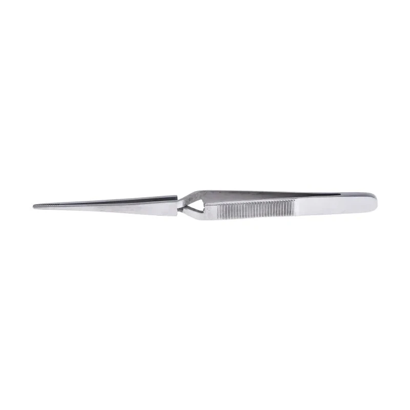 RS PRO Stainless Steel Serrated Tweezer 150mm 545-193