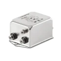 Schaffner 1A 250V AC/DC 400Hz Chassis Mount EMI Filter, Fast-On, 1 Phase FN2030