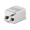 Schaffner 1A 250V AC/DC 400Hz Chassis Mount EMI Filter, Fast-On, 1 Phase FN2030