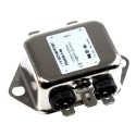 Schaffner 1A 250V AC/DC 400Hz Chassis Mount EMI Filter, Fast-On, 1 Phase FN2030
