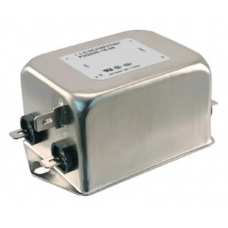 Schaffner Chassis Mount EMI Filter 16A 250V AC/DC 400Hz Fast-On 1-Phase FN2030