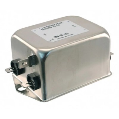 Schaffner Chassis Mount EMI Filter 16A 250V AC/DC 400Hz Fast-On 1-Phase FN2030