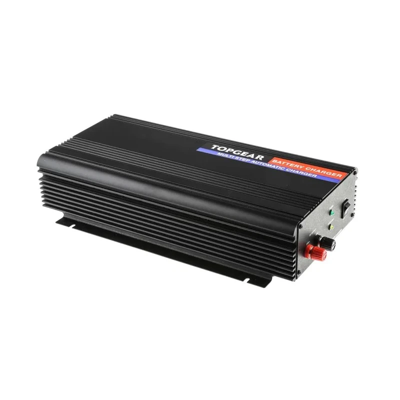 RS PRO Lead Acid Battery Charger 24V 25A 750W 3-Stage UK Plug 230V Model 549-287