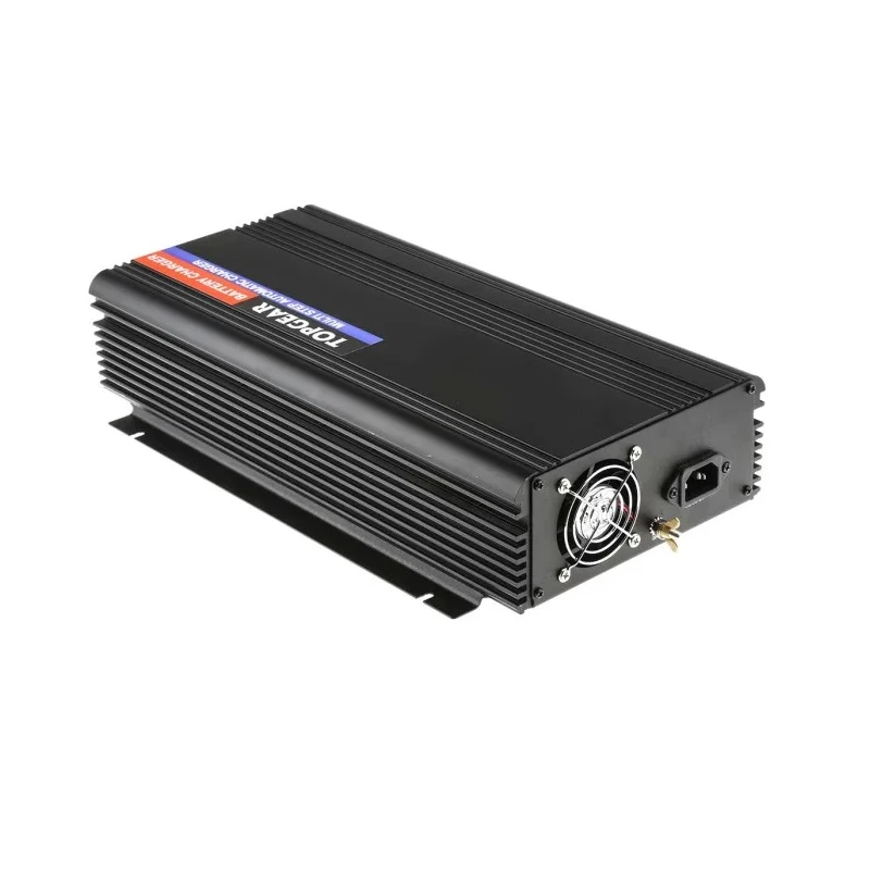 RS PRO Lead Acid Battery Charger 24V 25A 750W 3-Stage UK Plug 230V Model 549-287