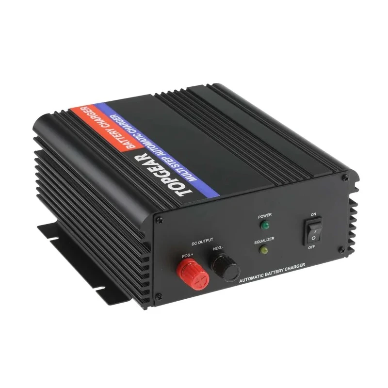 RS PRO Battery Charger for 24V Lead Acid Batteries, 10A, 300W, EU/UK Plug, 3-Stage Control 549-322