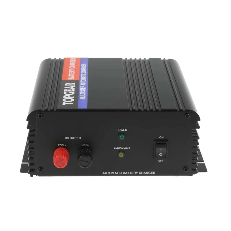 RS PRO Battery Charger for 24V Lead Acid Batteries, 10A, 300W, EU/UK Plug, 3-Stage Control 549-322