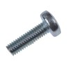 RS PRO Pozidriv Pan Head Steel Machine Screw M5 16mm Bright Zinc Plated DIN 7985 553-627