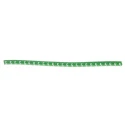 HellermannTyton Helagrip Slide-On Cable Marker, Pre-Printed "5", PVC, 1–3 mm Cable, Green/White, 3.5×3.3 mm, 901-10349