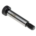 RS PRO Shoulder Bolt M8 Thread, 40 mm Shoulder Length, Steel, Hex Socket, Plain Finish, 12 mm Shoulder Diameter 292-350
