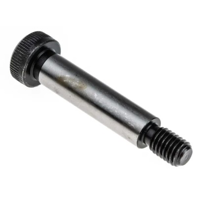 RS PRO Shoulder Bolt M8 Thread, 40 mm Shoulder Length, Steel, Hex Socket, Plain Finish, 12 mm Shoulder Diameter 292-350