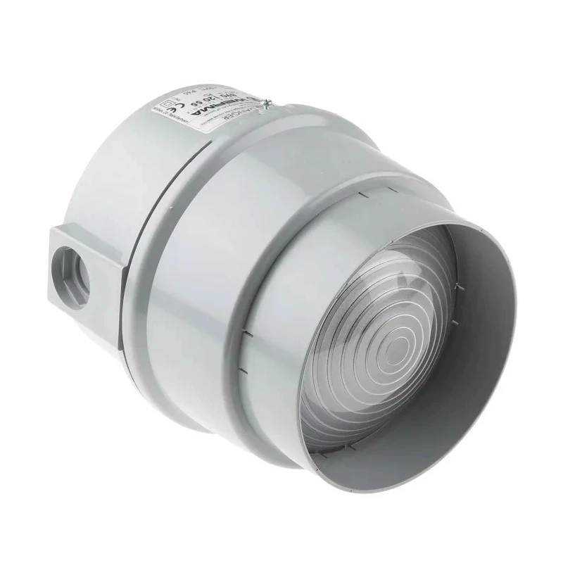 Werma BWM 890 Series Red Beacon 24V DC Steady Surface, LED Bulb, IP65 890.120.55