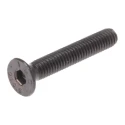 RS PRO Plain Steel Hex Socket Countersunk Screw, M4 x 25 mm, Hex Socket Head, DIN 7991, Grade A, 292-451