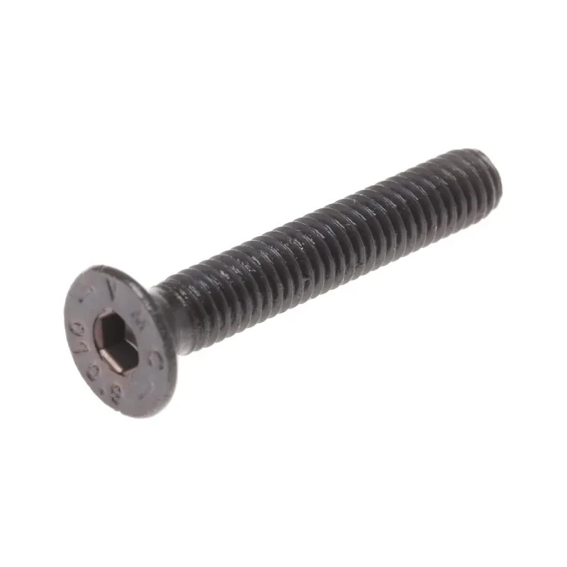 RS PRO Plain Steel Hex Socket Countersunk Screw, M4 x 25 mm, Hex Socket Head, DIN 7991, Grade A, 292-451