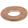 RS PRO Copper Metric Plain Washers 6.4mm ID, 12mm OD, 1.6mm Thickness, 293-167