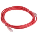 RS PRO Cat5e Ethernet Cable 3m Red RJ45 Male to Male U/UTP PVC 30V 556-326