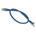 RS PRO Cat6 Ethernet Cable 0.5 m Blue RJ45 Male to RJ45 Male U/UTP Low Smoke Zero Halogen 556-796