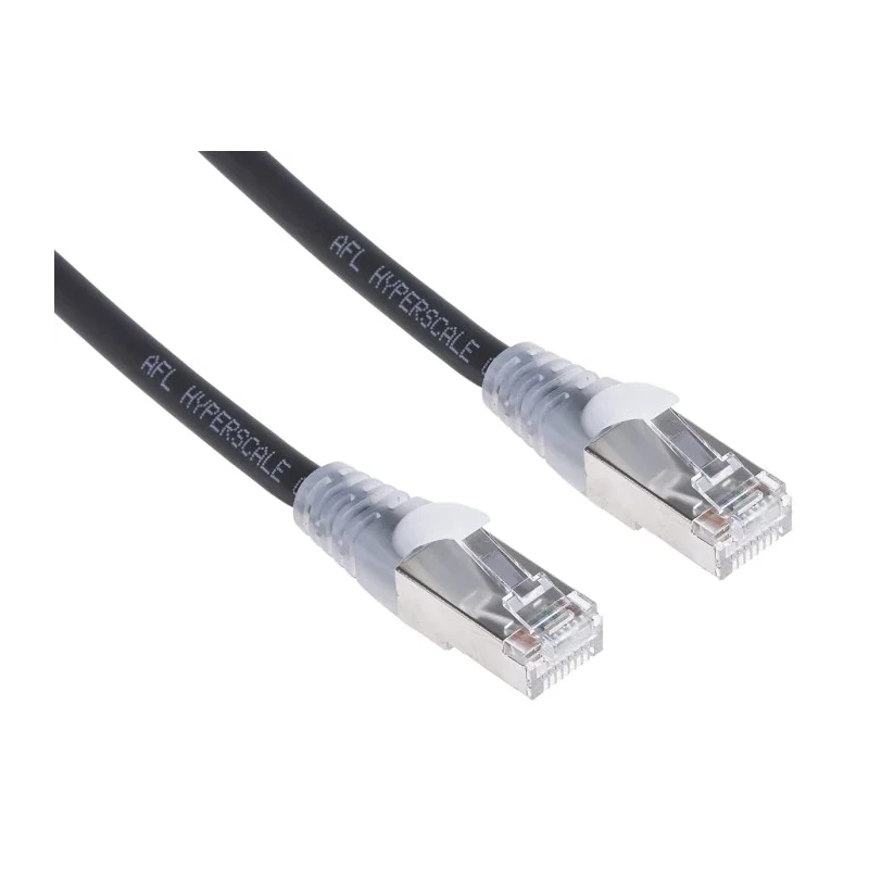 RS PRO Cat6 Ethernet Cable 0.5 m Black F/UTP LSZH RJ45 Male to RJ45 Male 556-843