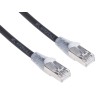 RS PRO Cat6 Ethernet Cable 0.5 m Black F/UTP LSZH RJ45 Male to RJ45 Male 556-843