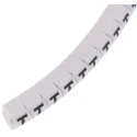HellermannTyton Helagrip Slide-On Cable Marker, Polyvinyl Chloride, Pre-printed 'T', 2–5 mm Cable Diameter, Black 901-10384