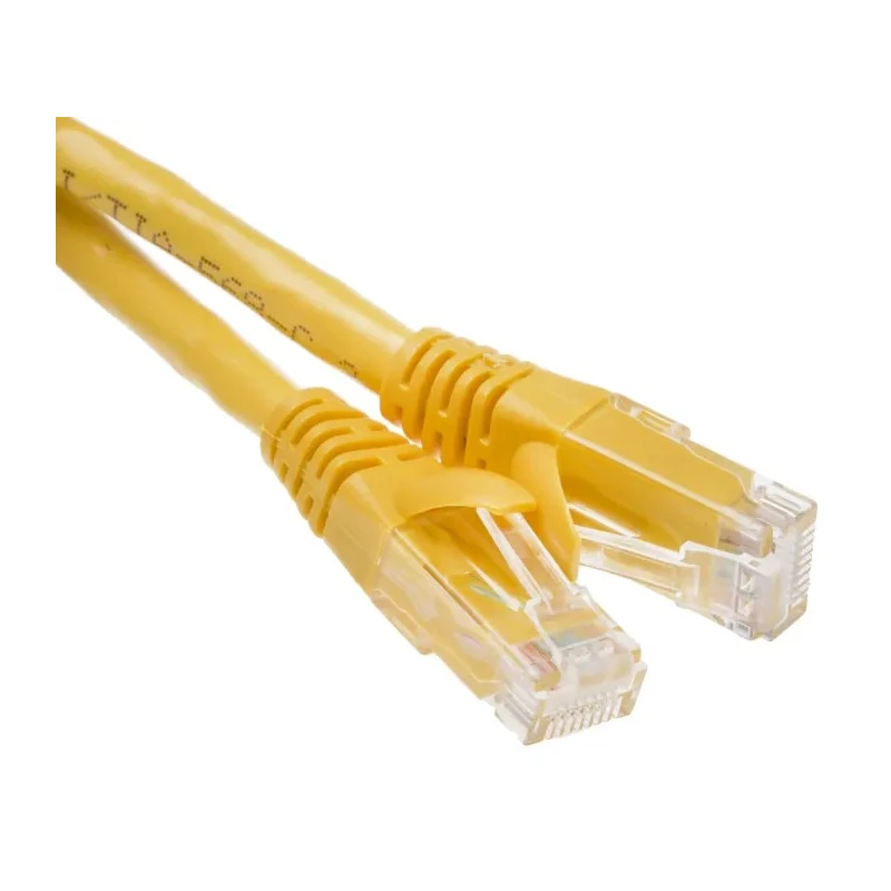 RS PRO Cat6 Ethernet Cable, RJ45 Male to RJ45 Male, 3m, Yellow, Unshielded PVC 557-149