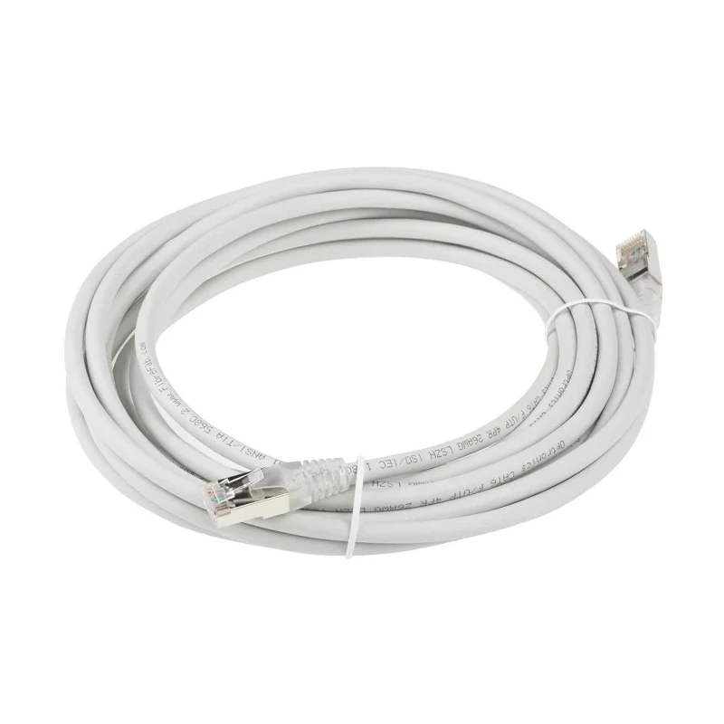 RS PRO Cat6 Ethernet Cable, 5 m, Grey, RJ45 Male to RJ45 Male, F/UTP Low Smoke Zero Halogen 557-014