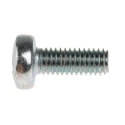 RS PRO Pozidriv Pan Head Machine Screw, M6 Thread, Steel, Bright Zinc, 16 mm Length 553-683