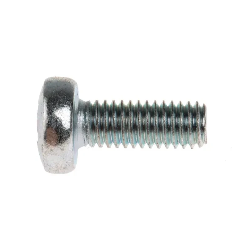 RS PRO Pozidriv Pan Head Machine Screw, M6 Thread, Steel, Bright Zinc, 16 mm Length 553-683