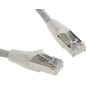 RS PRO Cat6 Ethernet Cable 0.5m F/UTP Grey RJ45 Male to Male Low Smoke Zero Halogen 556-966