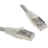 RS PRO Cat6 Ethernet Cable 0.5m F/UTP Grey RJ45 Male to Male Low Smoke Zero Halogen 556-966