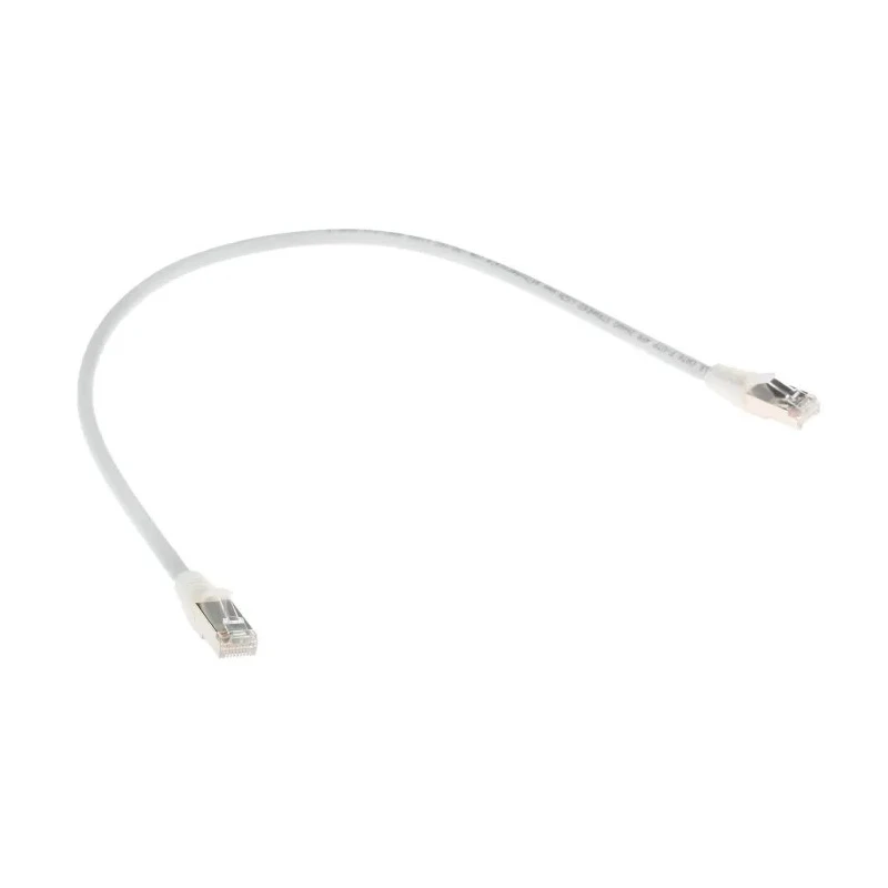 RS PRO Cat6 Ethernet Cable 0.5m F/UTP Grey RJ45 Male to Male Low Smoke Zero Halogen 556-966