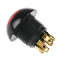 Otto Illuminated Push Button Switch, Momentary Operation, 20 mm Panel Cutout, SPDT, Red LED, IP68S, 28 V DC LP9-11131F21