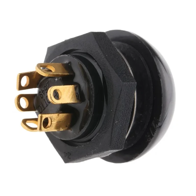 Otto Illuminated Push Button Switch, Green LED, 20 mm Cutout, SPDT, IP68, 28 V DC, 115 V AC, Momentary, Dome LP9-11131F25
