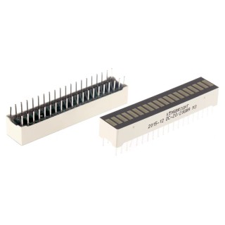 Kingbright Auto Backlit Bar Graph LED Display, Green, 20 Segments, 5.08 mm Character Height, Through Hole, DC-20/20GWA