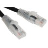 RS PRO Cat6 Ethernet Cable 2m Black RJ45 Male to RJ45 Male U/UTP Low Smoke Zero Halogen 557-363