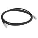 RS PRO Cat6 Ethernet Cable 2m Black RJ45 Male to RJ45 Male U/UTP Low Smoke Zero Halogen 557-363