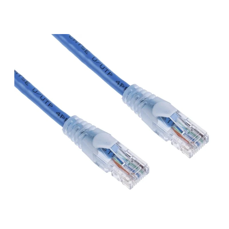 RS PRO Cat5e Ethernet Cable 10 m Blue RJ45 Male to RJ45 Male U/UTP PVC 30V 557-509